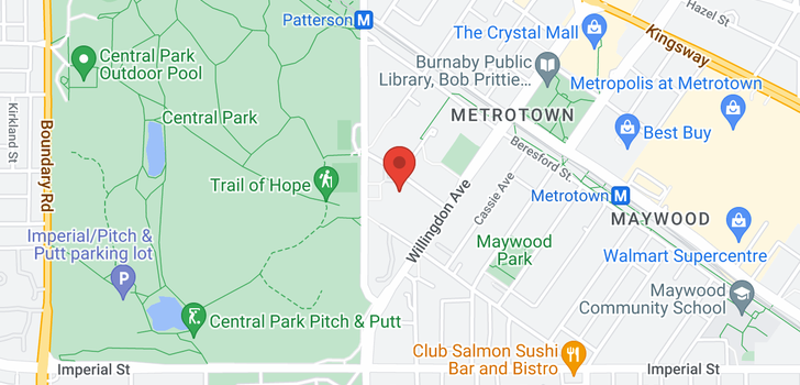 map of 204 4300 MAYBERRY STREET